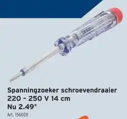 GAMMA Spanningzoeker schroevendraaier aanbieding