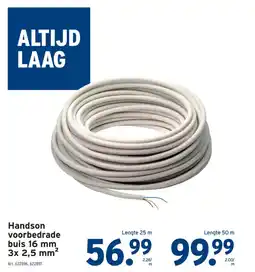 GAMMA Handson voorbedrade buis aanbieding