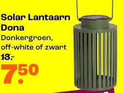 Kwantum Solar Lantaarn Dona aanbieding