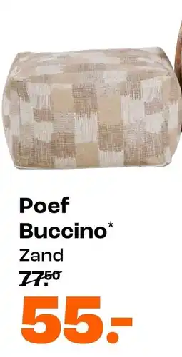 Kwantum Poef Buccino aanbieding