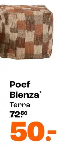 Kwantum Poef Bienza aanbieding