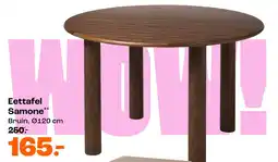 Kwantum Eettafel Samone aanbieding