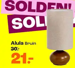 Kwantum Alula Bruin aanbieding
