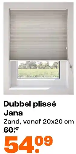 Kwantum Dubbel plissé Jana aanbieding