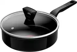 Coolblue Tefal Renew Black Keramische Hapjespan 24 cm + deksel aanbieding
