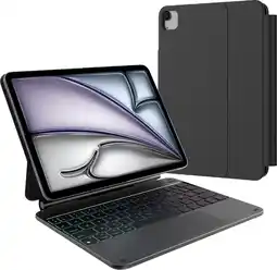 Coolblue BlueBuilt Apple iPad Air (2026/2025/2024) 11 inch Toetsenbord Hoes AZERTY Zwart aanbieding