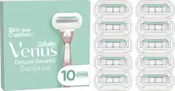 Coolblue Gillette Venus Deluxe Smooth Sensitive Navulmesjes (10 stuks) aanbieding
