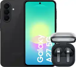 Coolblue Samsung Galaxy A27 256 Go Noir 5G + Samsung Galaxy Buds4 aanbieding