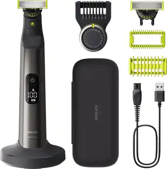 Coolblue Philips OneBlade Pro 360 QP6652/30 Face & Body Chroom aanbieding