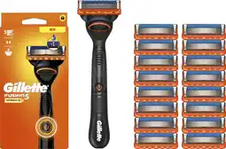 Coolblue Gillette Fusion5 Power + 17 recharges de rasoir aanbieding