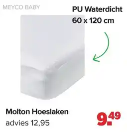 Baby-Dump Molton Hoeslaken aanbieding