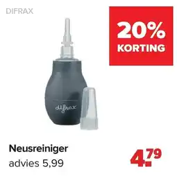 Baby-Dump Neusreiniger aanbieding