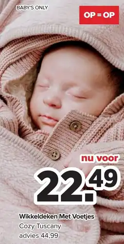 Baby-Dump Wikkeldeken Met Voetjes aanbieding