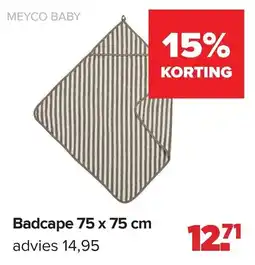 Baby-Dump Badcape aanbieding
