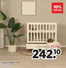 Baby-Dump Salerno Metalen Poten aanbieding