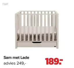 Baby-Dump Sam met Lade aanbieding