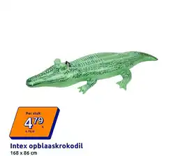 Action Intex opblaaskrokodil aanbieding