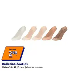 Action Ballerina-footies aanbieding