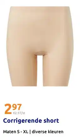 Action Corrigerende short aanbieding