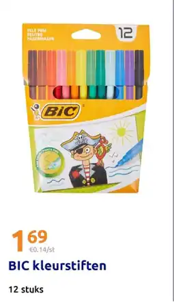 Action BIC kleurstiften aanbieding