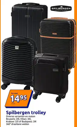 Action Spilbergen trolley aanbieding
