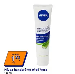 Action Nivea handcrème Aloë Vera aanbieding