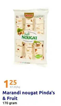Action Marandi nougat Pinda's & Fruit aanbieding