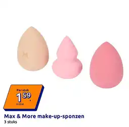 Action Max & More make-up-sponzen aanbieding