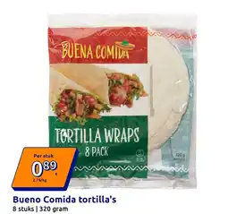Action Bueno Comida tortilla's aanbieding