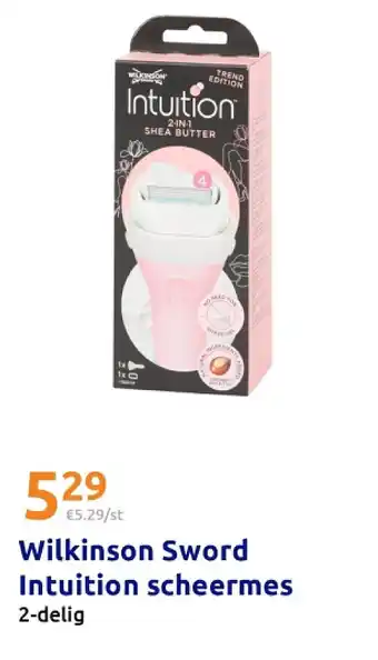 Action Wilkinson Sword Intuition scheermes aanbieding