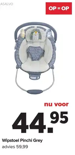 Baby-Dump Wipstoel Pinchi Grey aanbieding