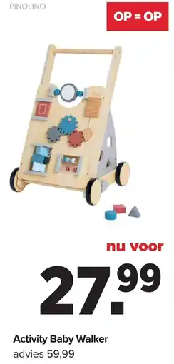 Baby-Dump Activity Baby Walker aanbieding