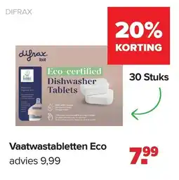 Baby-Dump Vaatwastabletten Eco aanbieding