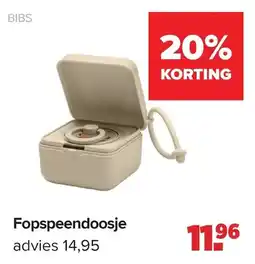 Baby-Dump Fopspeendoosje aanbieding