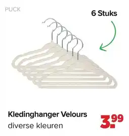 Baby-Dump Kledinghanger velours aanbieding