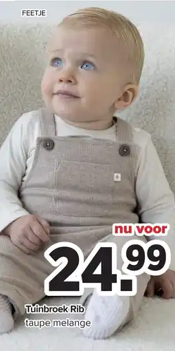 Baby-Dump Tuinbroek rib aanbieding