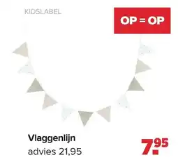 Baby-Dump Vlaggenlijn aanbieding