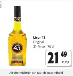 Colruyt Licor 43 original aanbieding