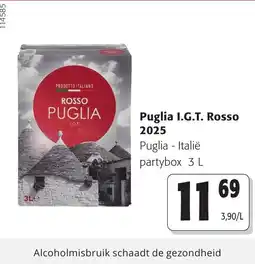 Colruyt Puglia i.g.t. rosso 2025 aanbieding