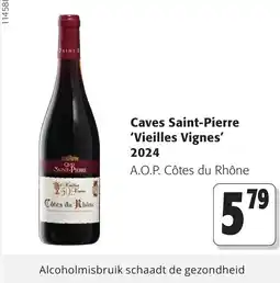 Colruyt Caves saint-pierre 'vieilles vignes' 2024 aanbieding