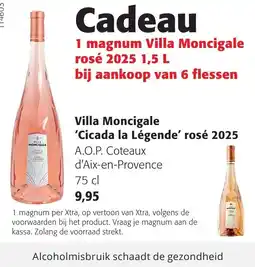 Colruyt Villa moncigale 'cicada la légende' rosé 2025 aanbieding