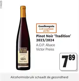 Colruyt Pinot noir 'tradition' 2023 / 2024 aanbieding