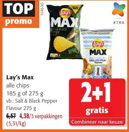 Colruyt Lay's max aanbieding