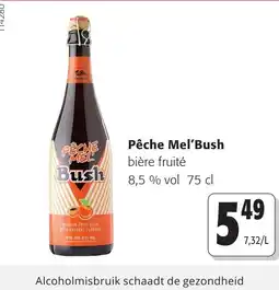 Colruyt Pêche mel'bush aanbieding