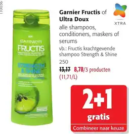 Colruyt Garnier fructis of ultra doux aanbieding