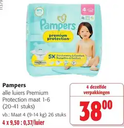 Colruyt Pampers aanbieding