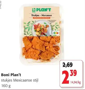 Colruyt Boni plan't aanbieding