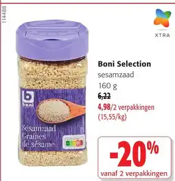 Colruyt Boni selection sesamzaad aanbieding