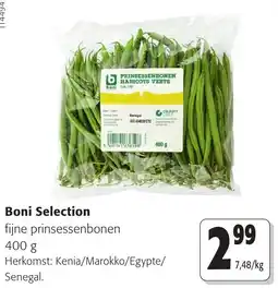 Colruyt Boni selection fijne prinsessenbonen aanbieding