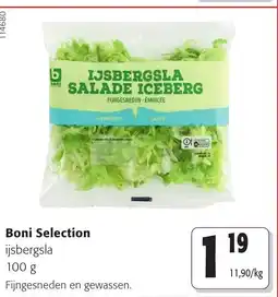Colruyt Boni selection ijsbergsla aanbieding